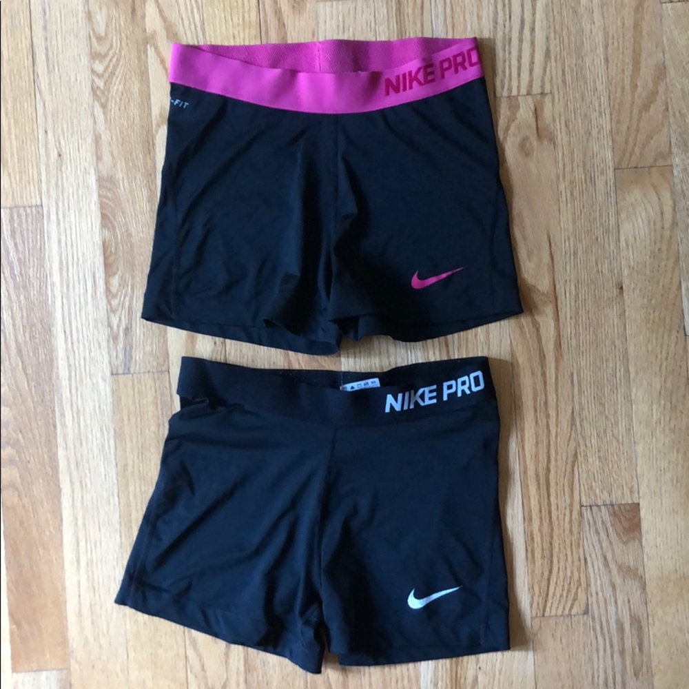 Set of 2 Nike Pro Spandex